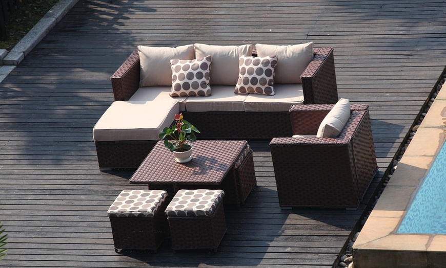 Image 7: Monaco Rattan Sets, Three Colours
