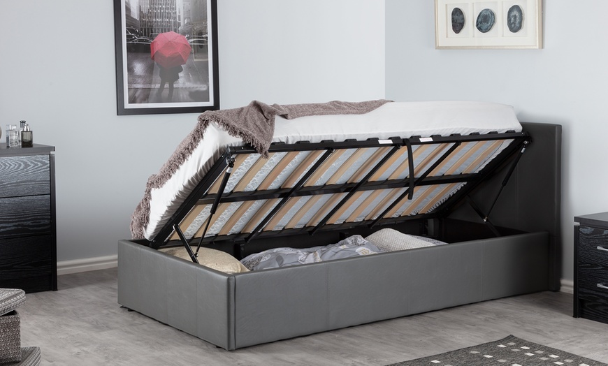 Image 3: Side Lift Ottoman Bed