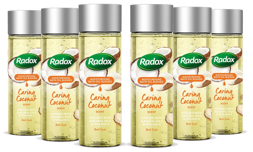 Image 5: Six Bottles of Radox Bath Oil