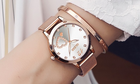 Orologio al quarzo da donna, disponibile in 2 colori