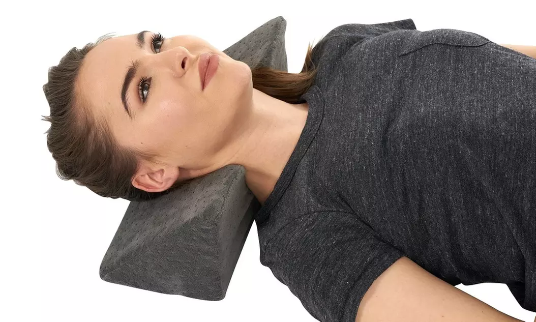 Cervical Neck and Shoulder Traction Chiropractic Wedge Pillow - Primary Image
