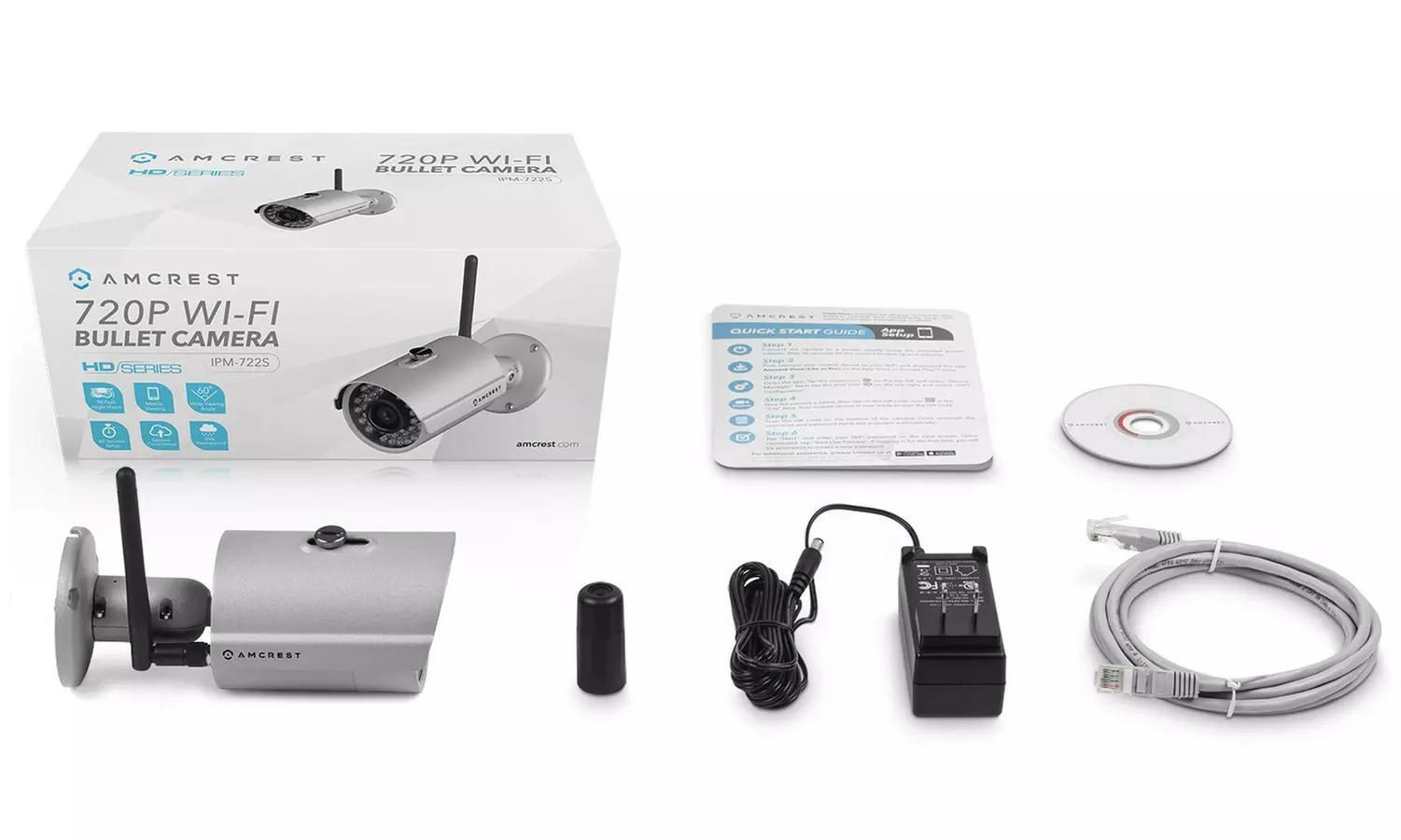 Amcrest HD Series Outdoor 720P Wireless Security Camera - Second Medium