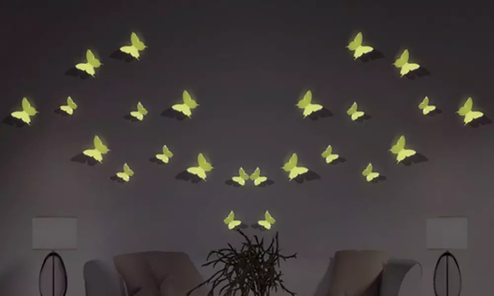 12 Stickers papillons 3D - Primary Image