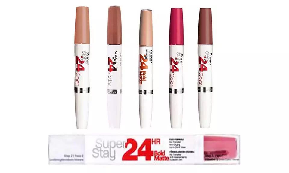 2x oder 3x Maybelline Superstay 24 h Lippenstift in der Farbe nach Wahl - Primary Image