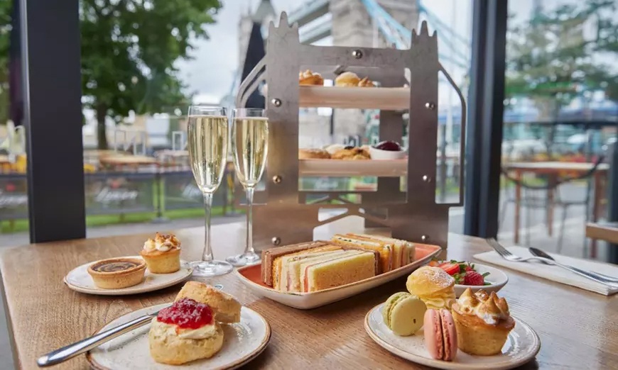 Image 1: 4* Afternoon Tea with Prosecco at The Tower Hotel on the River Thames