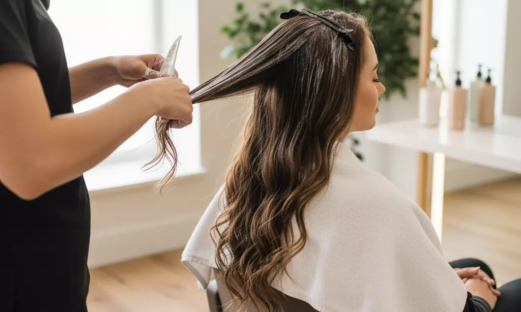 Semi-Permanent Perm with Optional Cut or Keratin with Optional Styling