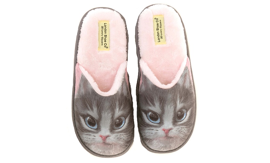 Image 5: Women's Animal-Print Slippers