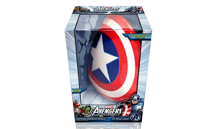 Image 3: Marvel's Captain America Shield 3D Deco Light
