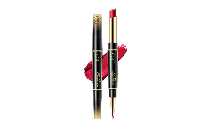 Image 4: Three-Piece Two-in-One Lip Liner and Lipstick Set