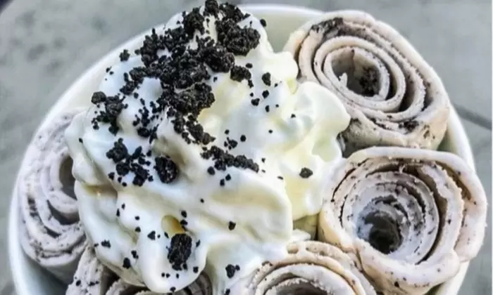 $7 for $10 Toward Ice Cream Rolls at Maya Ice Cream Rolls; Valid for Takeout and Dine-In - Primary Image