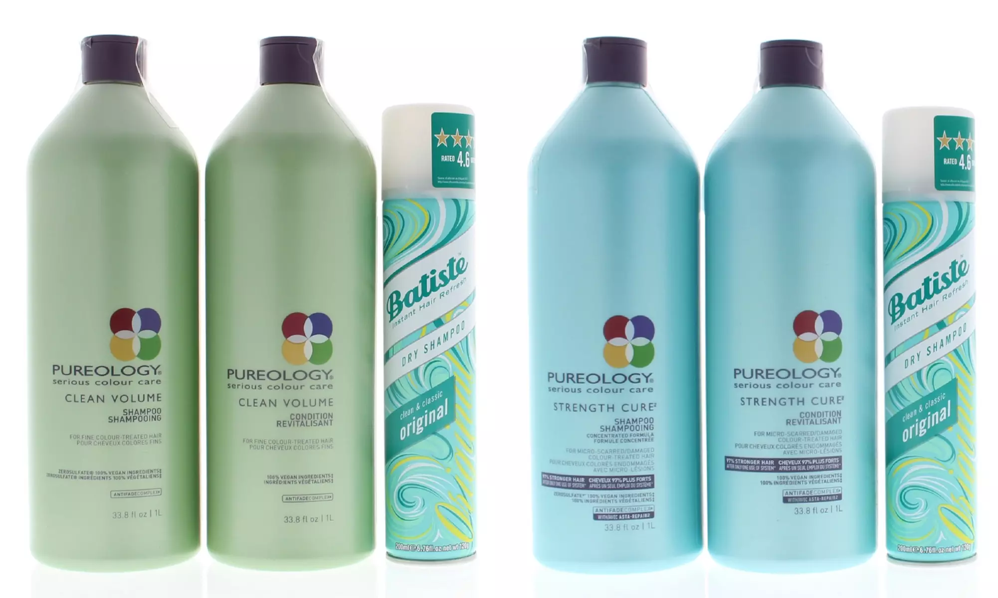Pureology Shampoo and Conditioner with Dry Shampoo (3-Pack) - Primary Image