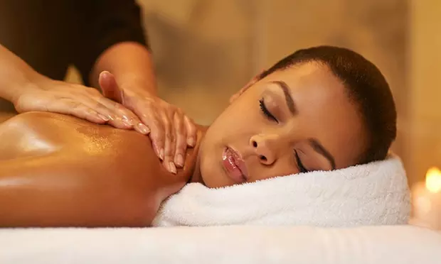 $79 for Choice of Spa Massage with Salt Sauna, Unlimited Fitness Day Pass, and $20 Spa Credit  - Primary Image