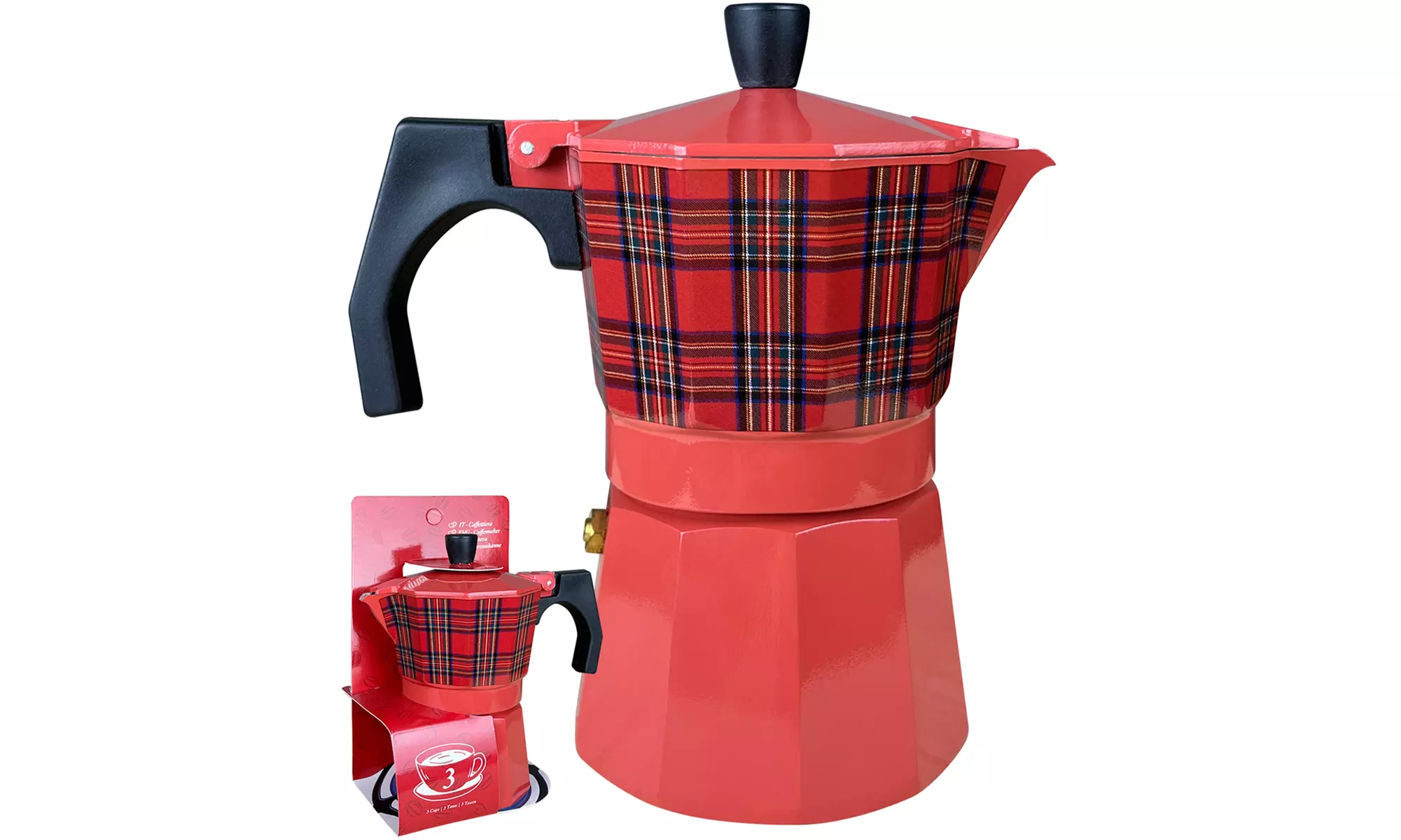 Caffettiera per 3 tazze di caffè