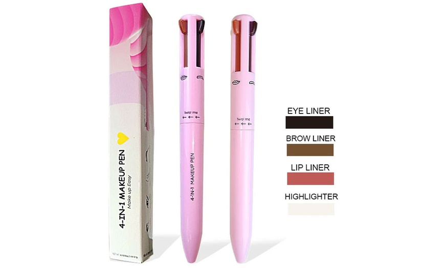 Image 4: Multifunctional Four-In-One Makeup Pen