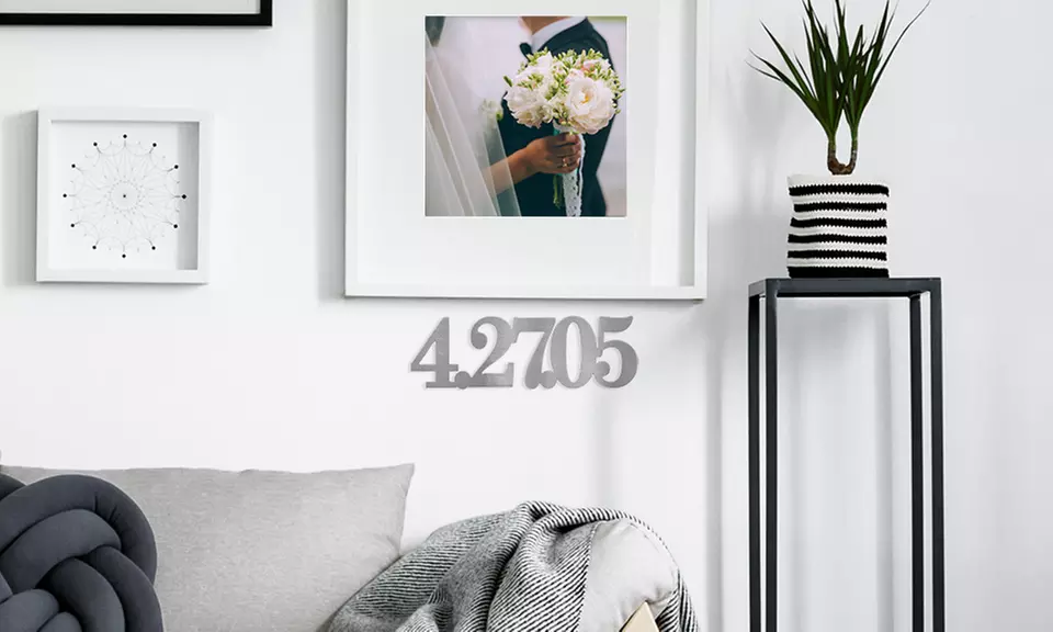 Metal Custom Anniversary or Special Date (Up to 54% Off) - Primary Image