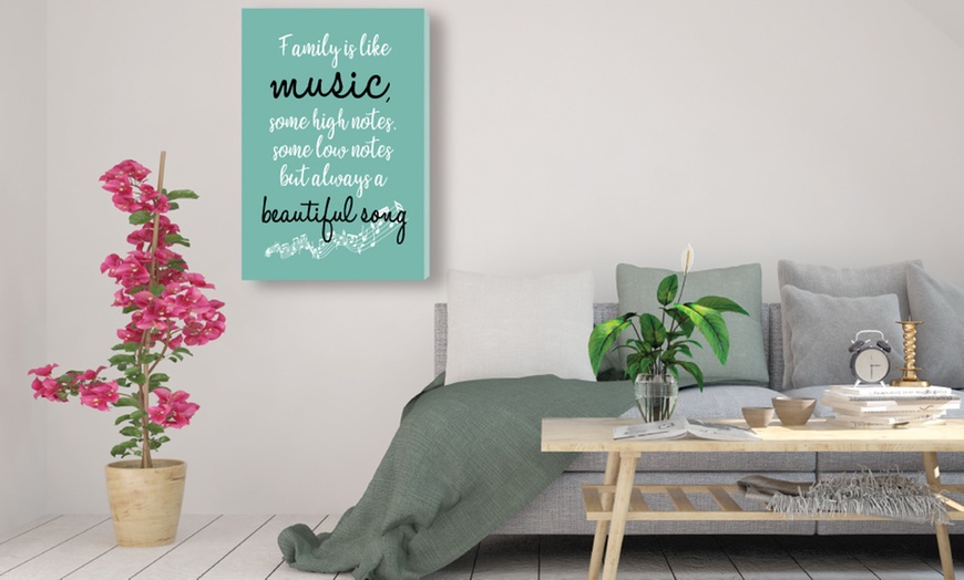 Image 7: Family Quote Canvas - 8 Designs