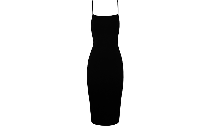 Image 3: Sleeveless Strappy Bodycon Dress