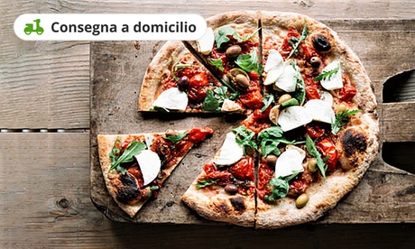 Pizza a scelta e bibita offerti dall'Osteria del Km Zero (sconto fino a 24%). Consegna gratuita a domicilio