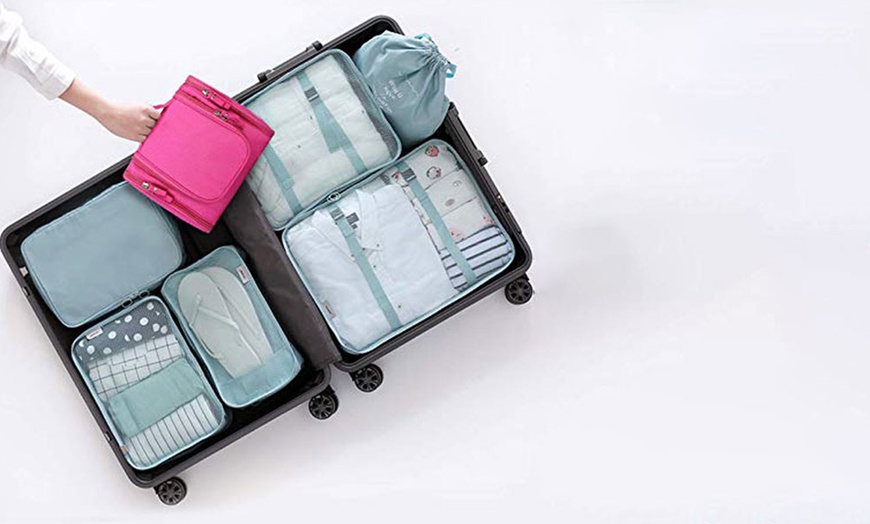 Image 12: One or Two Multi-Compartment Waterproof Toiletry Bags