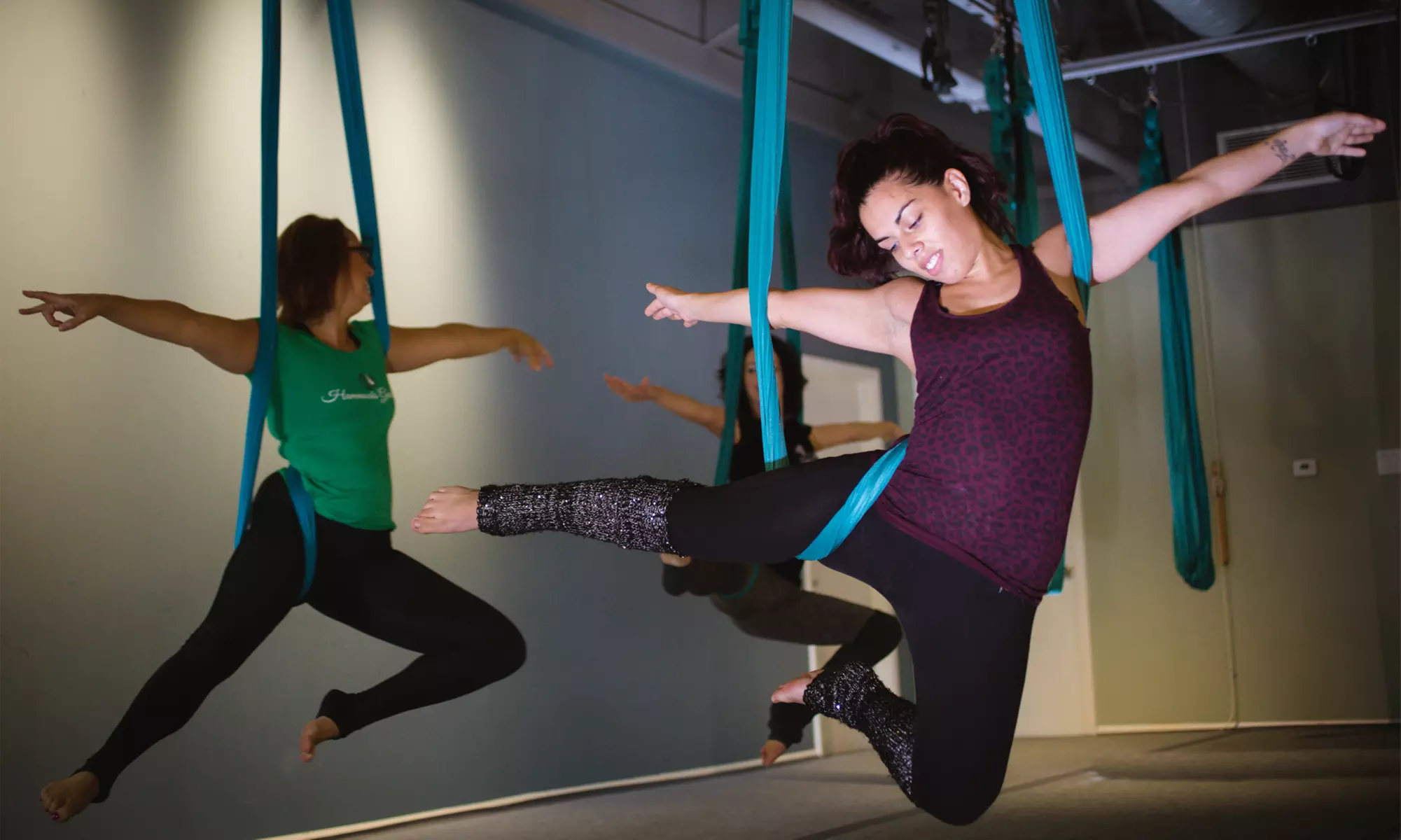 Discover Aerial Fitness with Pole, Aerial Hammock & Hoop Classes