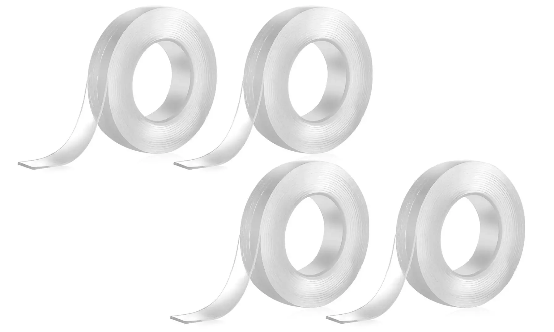 1x, 2x oder 4x doppelseitiges, 5m langes Nano-Montage-Klebeband, 23mm oder 30mm breit - Second Medium