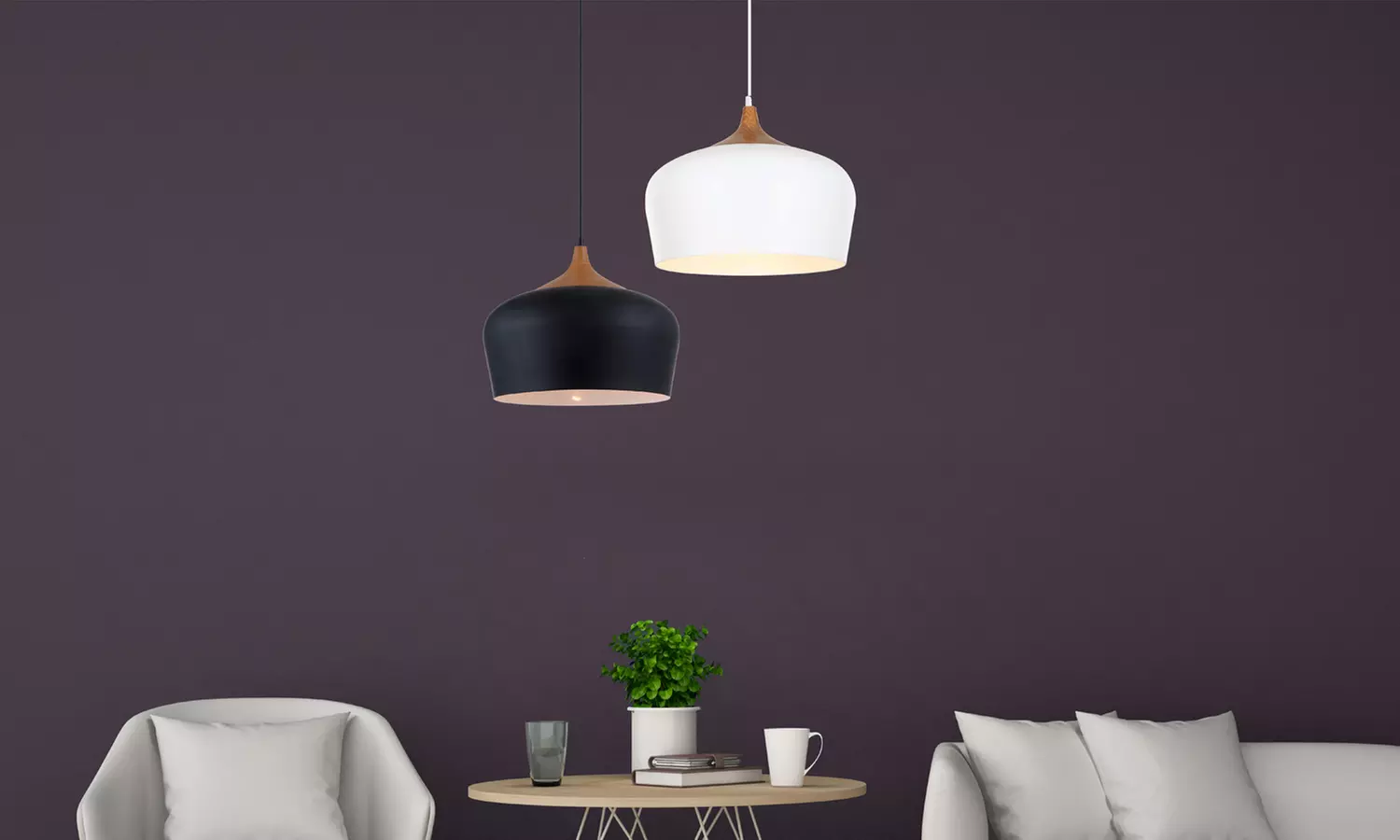 Suspension moderne en métal - Primary Image