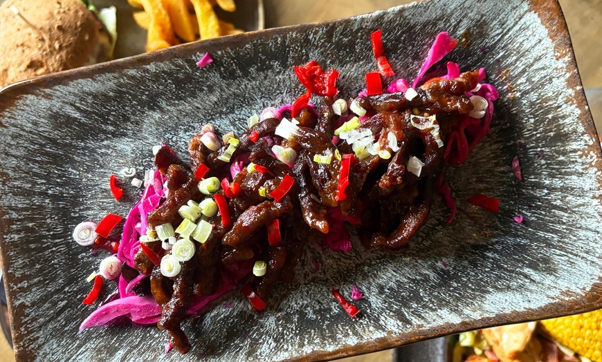 Image 2: Two Course Menu with a House Beer or Wine For One, Two, or Four People