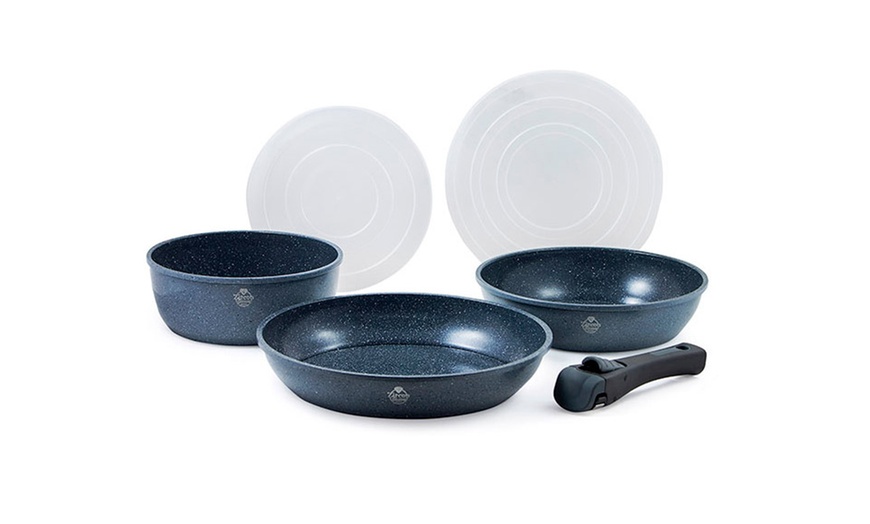 Image 2: Natural Stone Pans Set