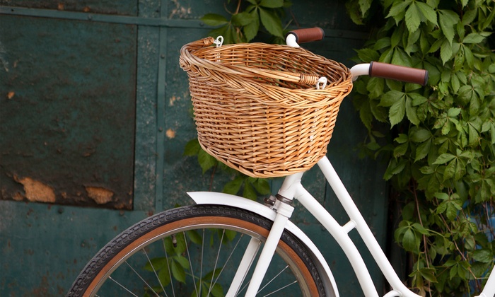 Panier A Velo En Osier