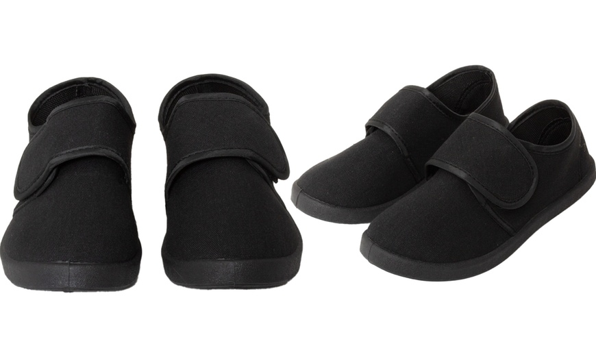 Image 17: Kid's Slip on School Shoes