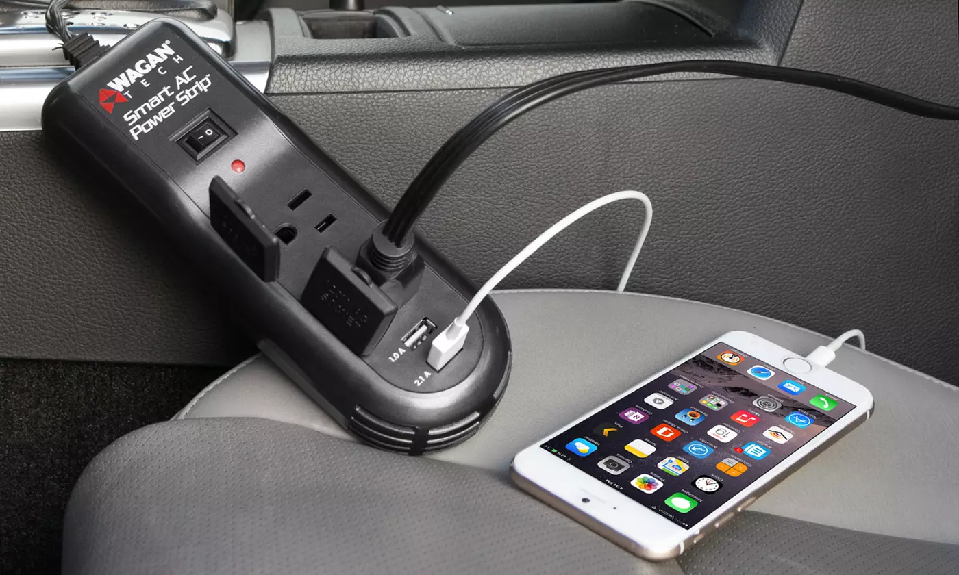 Wagan Smart AC 120W Power Strip Inverter - Primary Image