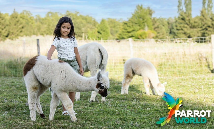 Image 4: Entrée au parc animalier Parrot World