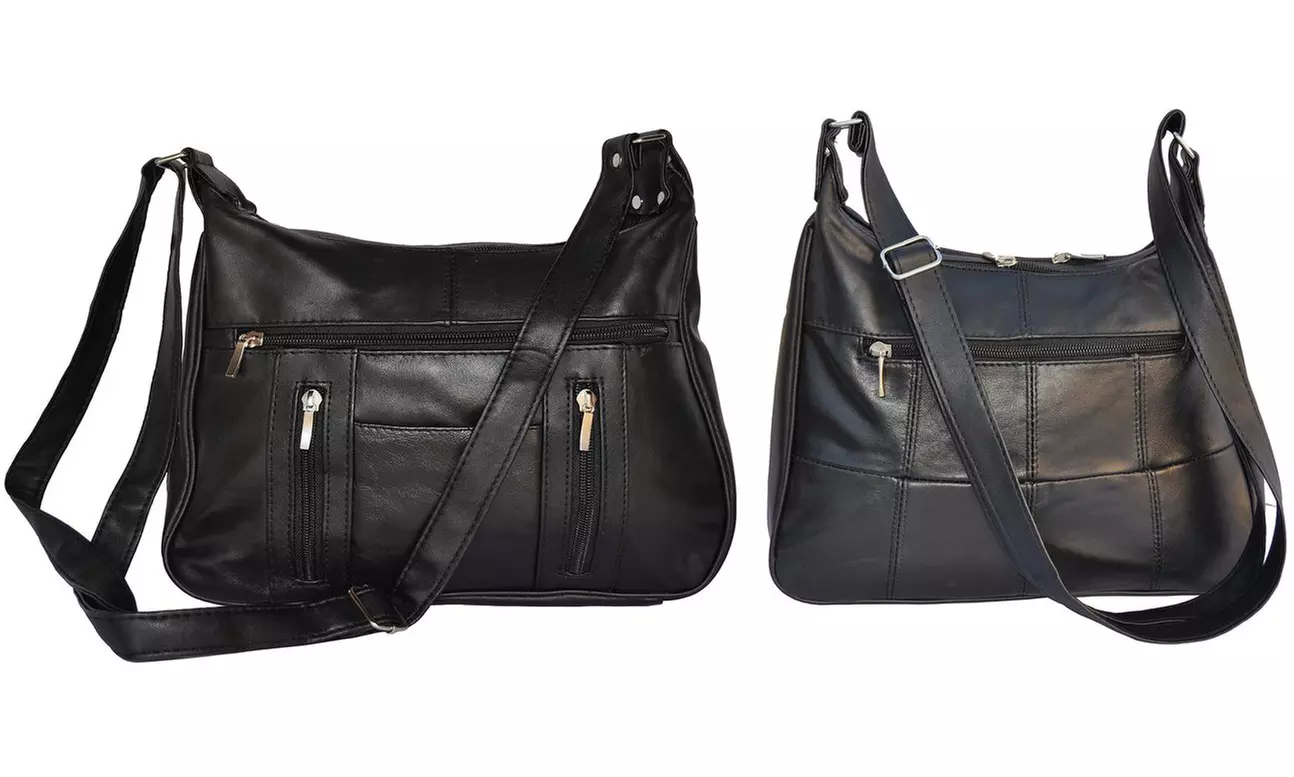 Super-Soft Genuine Lambskin Leather Hobo Should Strap Purse - Second Medium