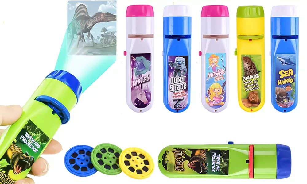 Sélection de lampes torches pour enfant avec projection de 24 images, modèle au choix - Primary Image