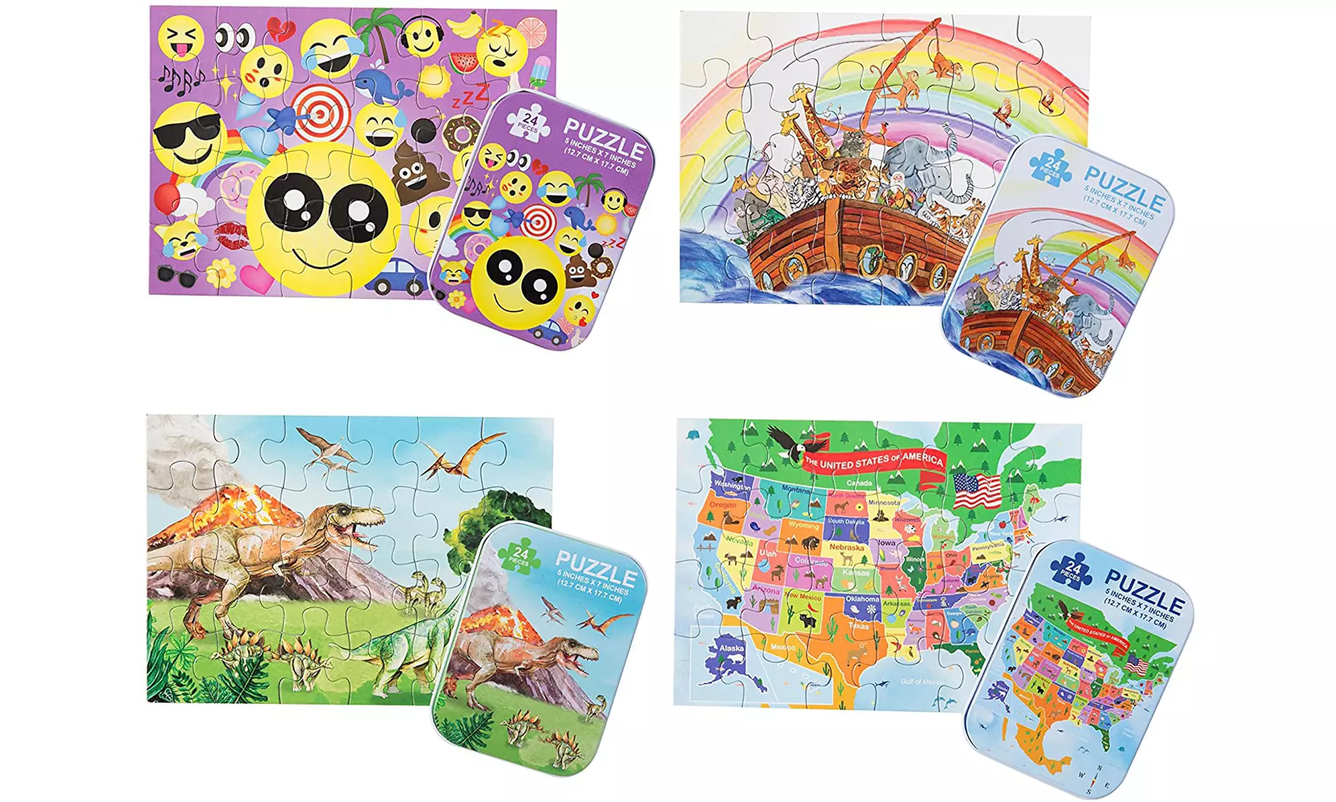 Assorted Puzzles Set (4-Pack)  - Primary Image