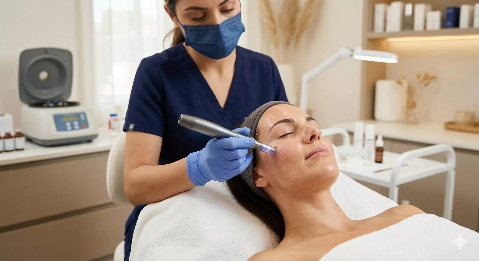 One or Three Micro-Needling Treatments with  PRP Facial