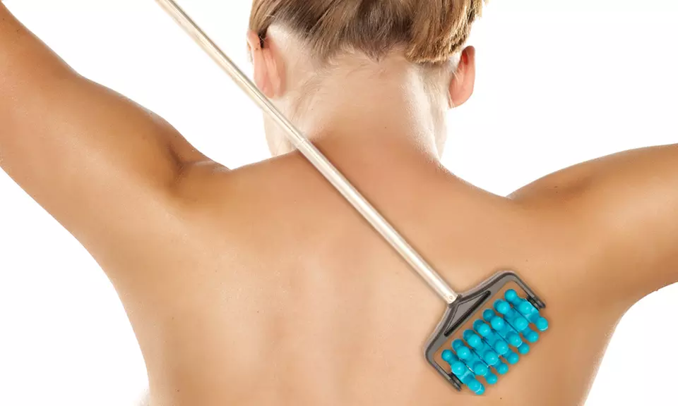 1x, 2x oder 4x Teleskop-Massage-Roller in Blau - Primary Image