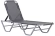 Outsunny Sun Lounger Recliner with Five Position Adjustable Backrest - Second Medium