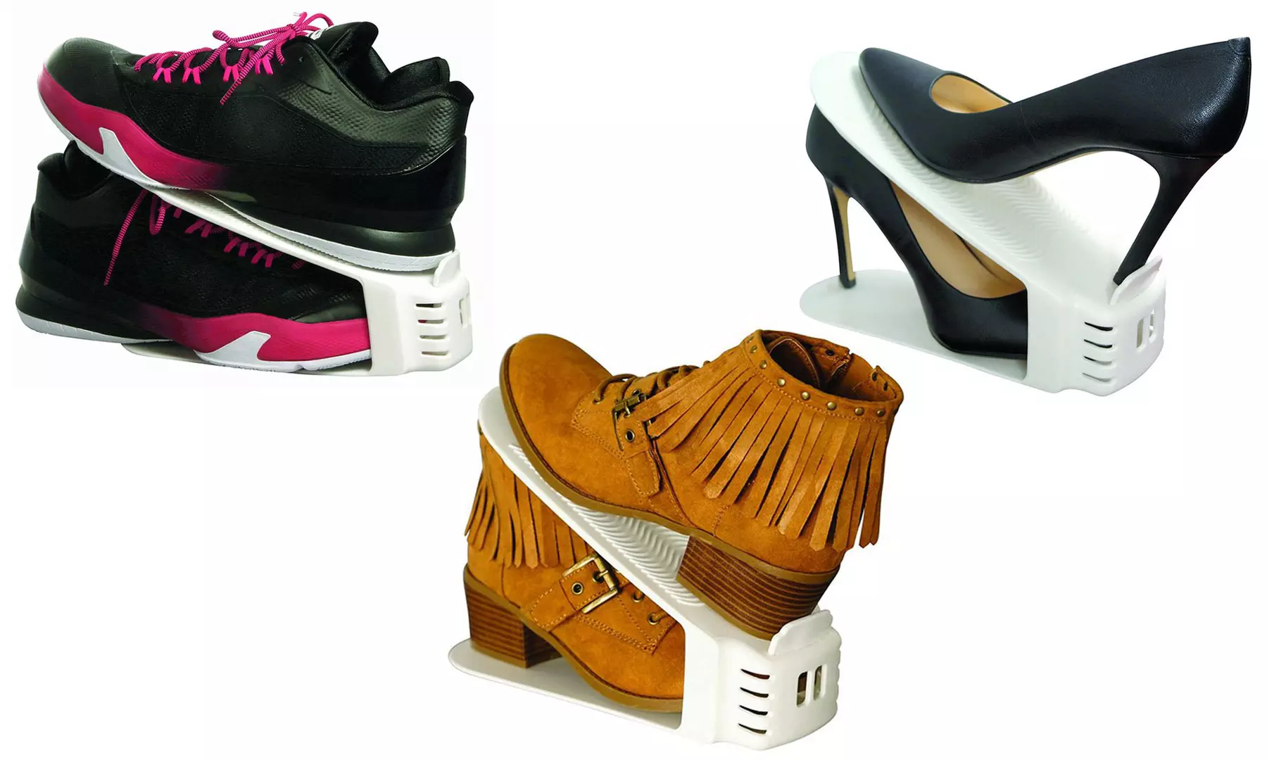 Space-Saving Shoe Slotz Storage Units (6, 12, or 24-Pack) - Primary Image