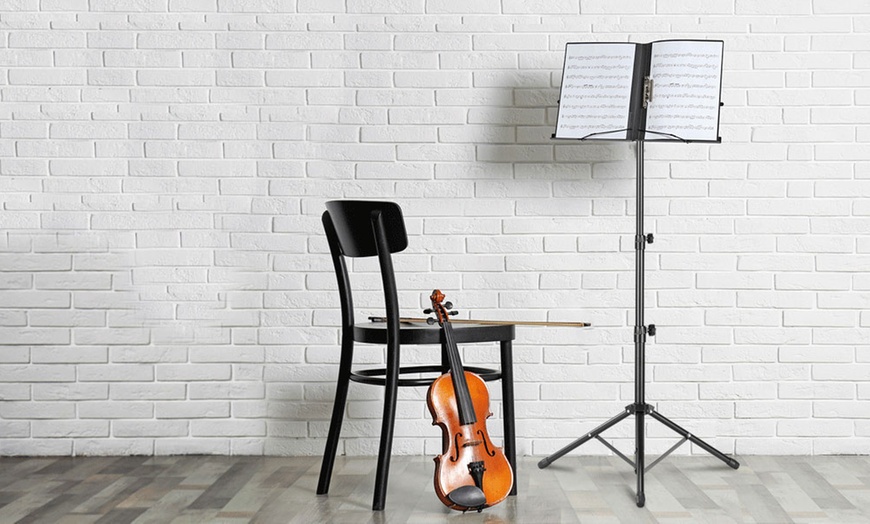 Image 6: Adjustable Large Music Sheet Holder Stand