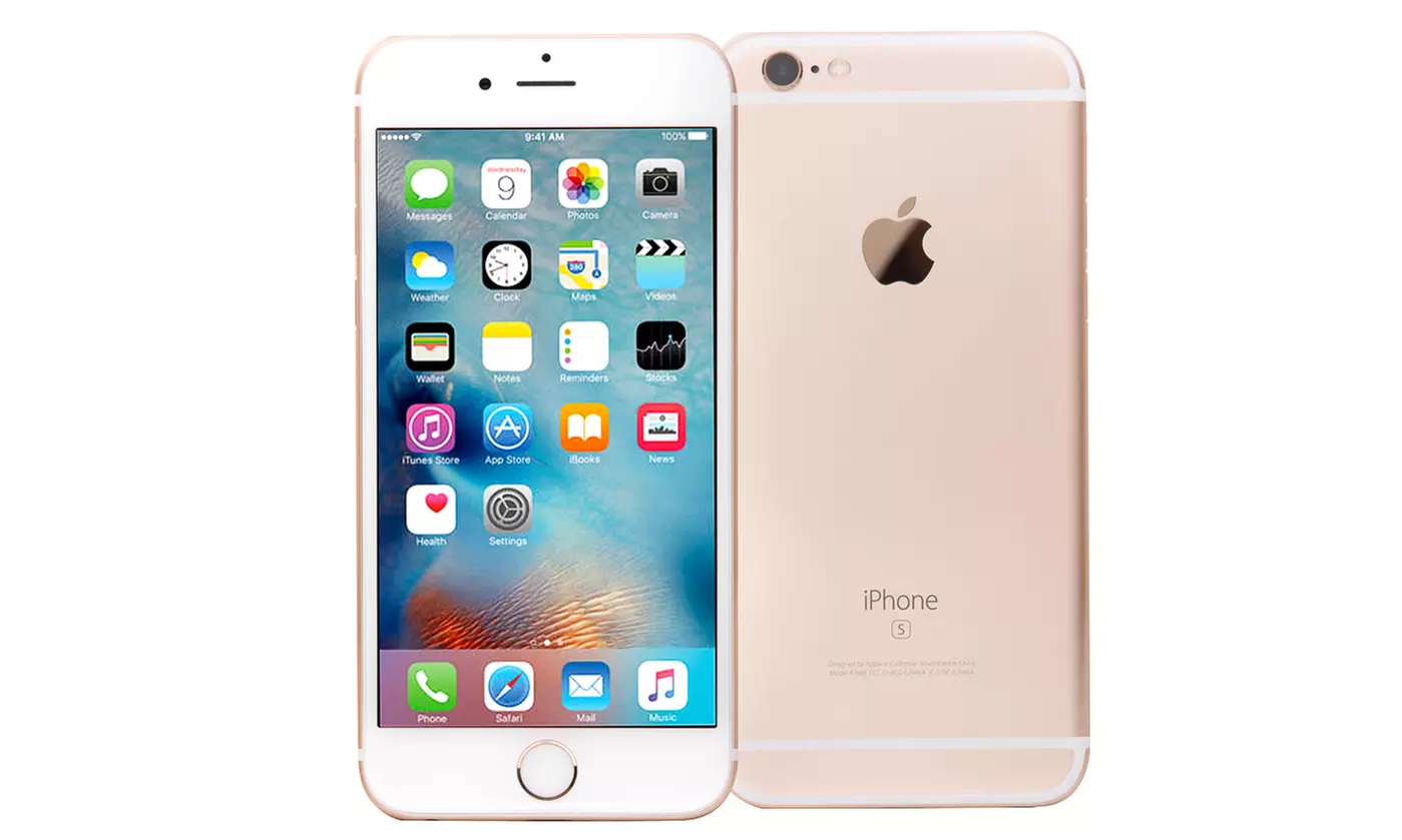 Refurbished Open Box Apple iPhone 6s with MFi Certified Lightning Cable and Generic Power Adapter - Primary Image
