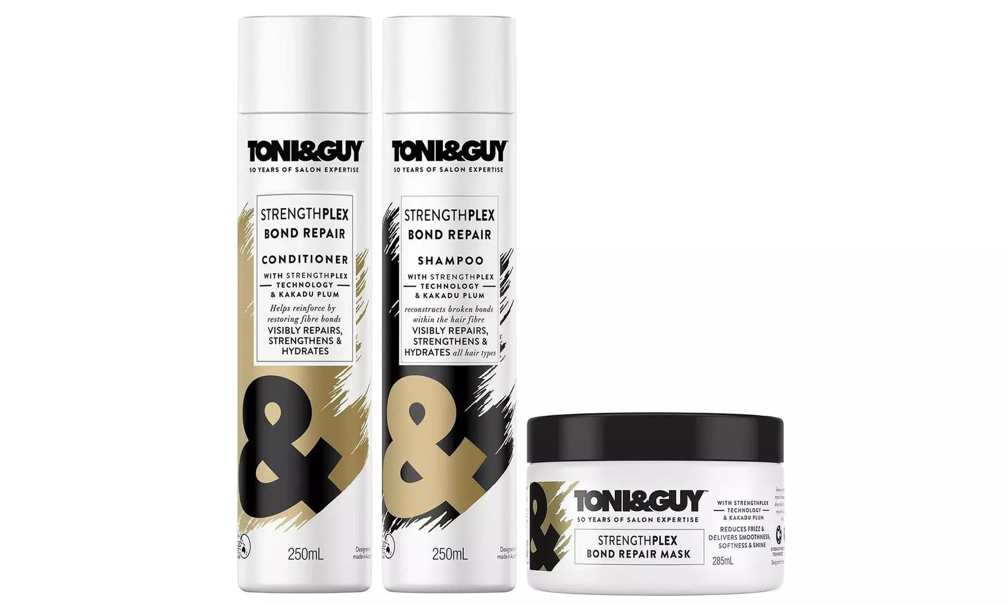 Toni & Guy Strength Plex Bond Repair Shampoo & Conditioner