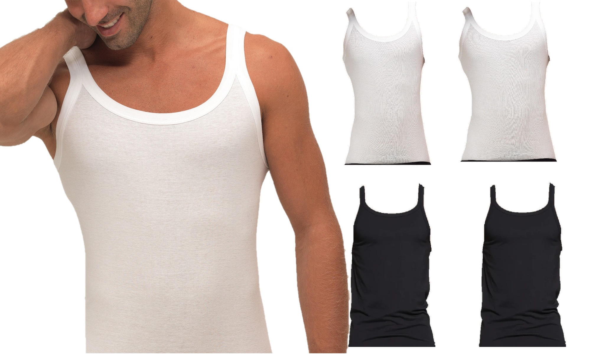 Set di 6 canotte per uomo