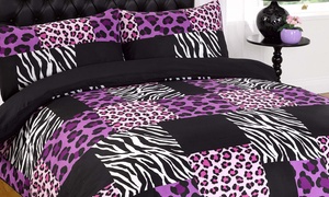 Reversible Animal Print Duvet Set