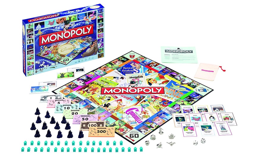 Image 4: Disney Monopoly Board Game