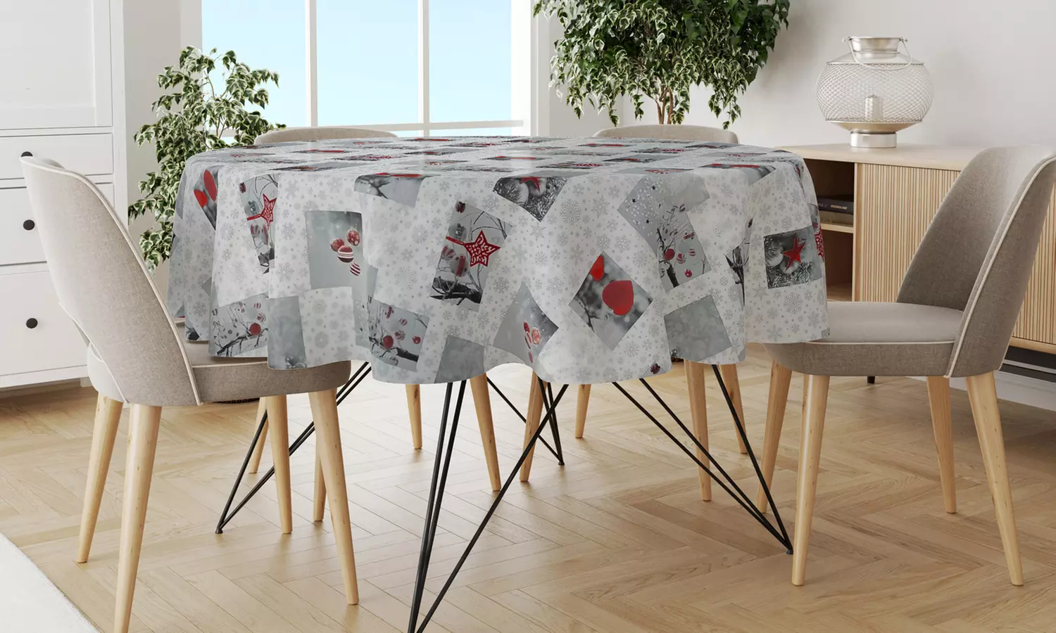 Tovaglia Norvegia Cieffepi Home Collections in stile natalizio