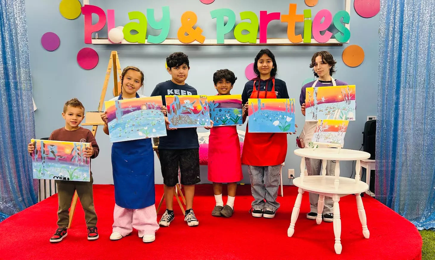 Exciting Painting Lesson at Creative Arts and Parties For Kids - Up to 53% Off  - Primary Image