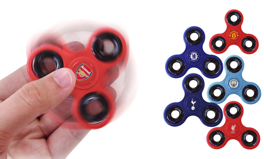 Image 1: Football Diztractoz Fidget Spinner