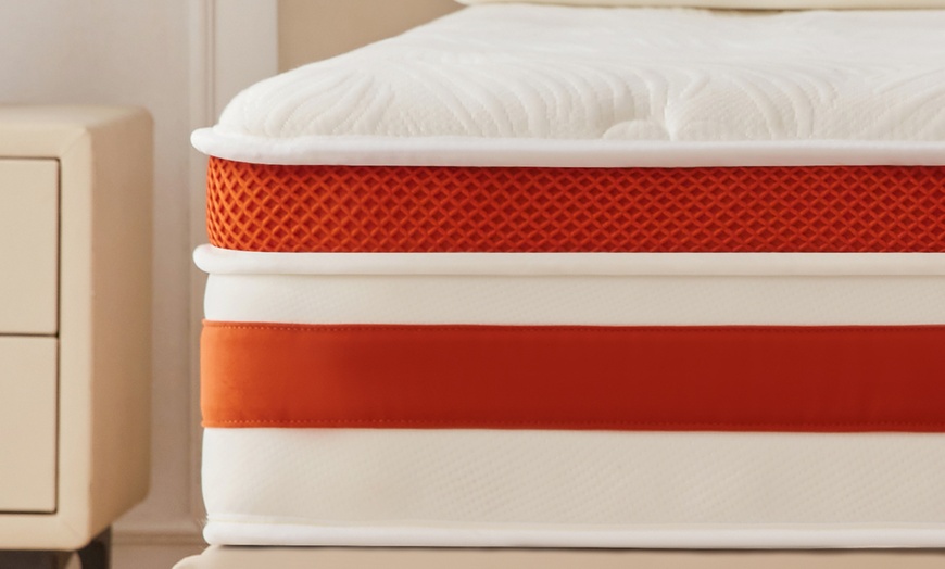 Image 9: Gude Night 28CM 7-Zone Pocket Spring Foam Mattress 5 Sizes To Choose