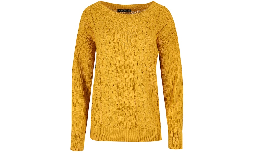 Image 8: Chunky Cable Knitted Jumper 